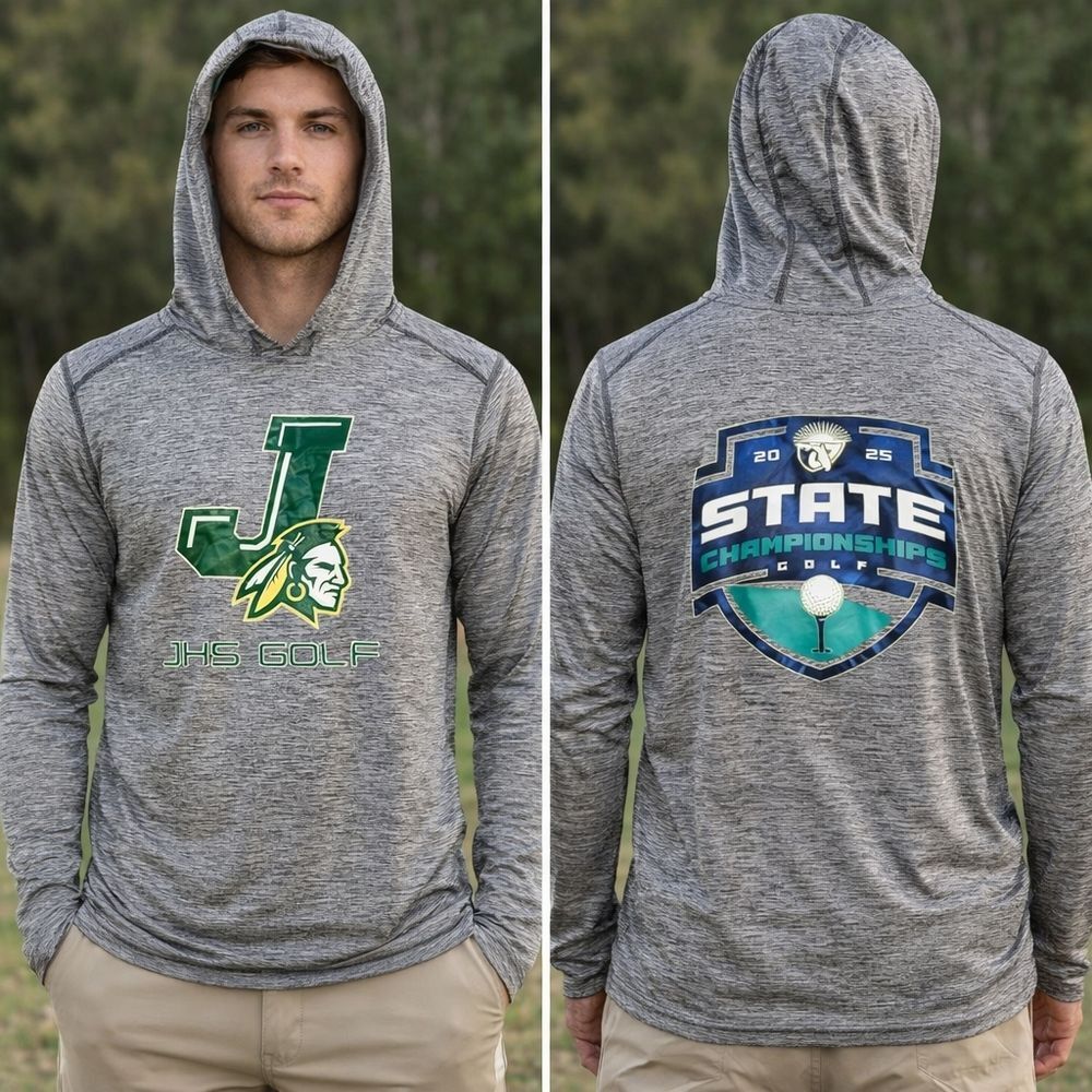 Holloway JHS Golf Hoodie Pullover Gray Adult Small Coolcore